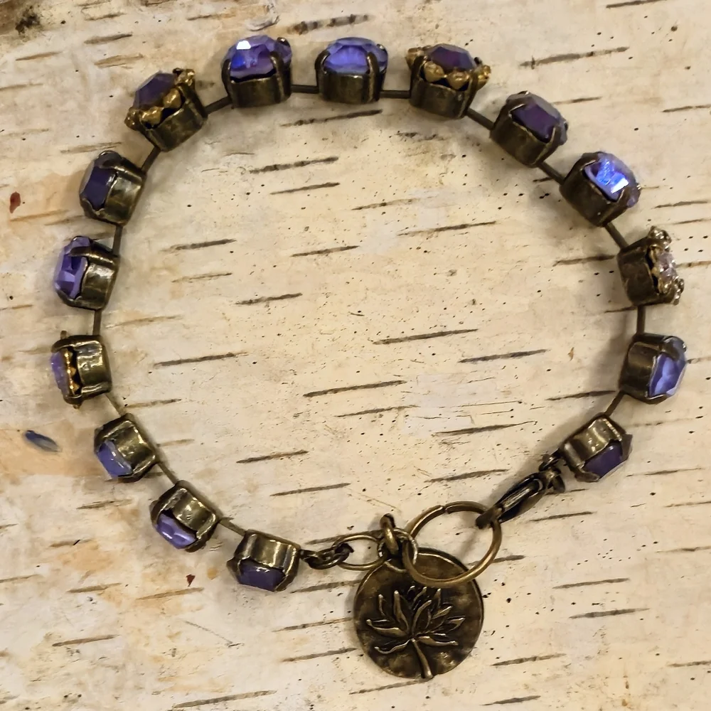 Sorrelli Inspired purple amethyst